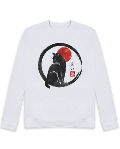 Sudadera Sin Capucha Unisex Black Cat laTostadora - latostadora.com - Modalova