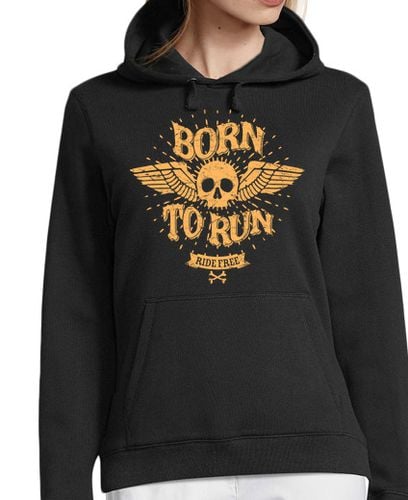 Sudadera Con Capucha Para Mujer Born To Run laTostadora - latostadora.com - Modalova