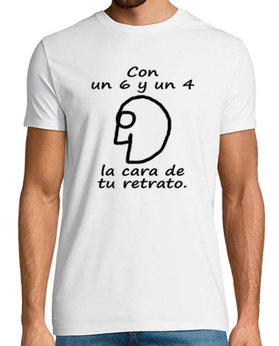 Camiseta UN 6 Y UN 4 LA CARA DE TU RETRATO 3 - latostadora.com - Modalova