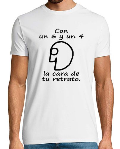 Camiseta UN 6 Y UN 4 LA CARA DE TU RETRATO 3 laTostadora - latostadora.com - Modalova