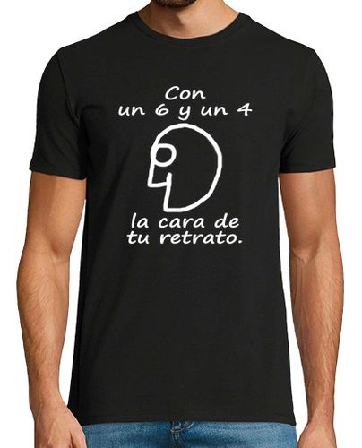 Camiseta UN 6 Y UN 4 LA CARA DE TU RETRATO 4 laTostadora - latostadora.com - Modalova