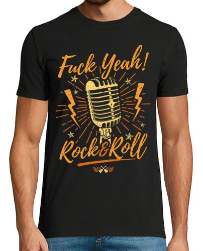 Camiseta Fuck Yeah! Rock&Roll - latostadora.com - Modalova