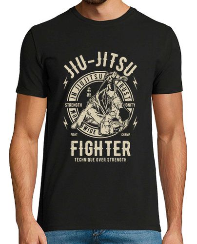 Camiseta Hombre Manga Corta Jiu Jitsu laTostadora - latostadora.com - Modalova