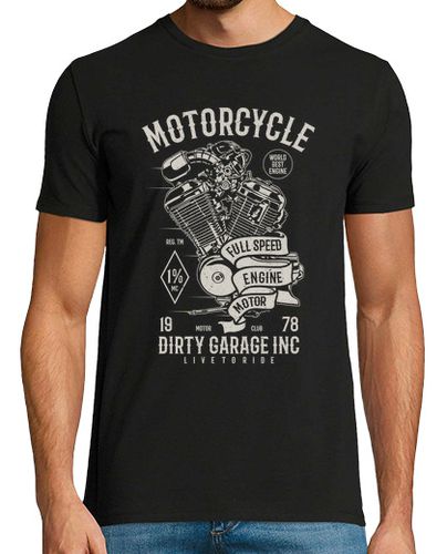 Camiseta Motorcycle Full Speed Engine - latostadora.com - Modalova