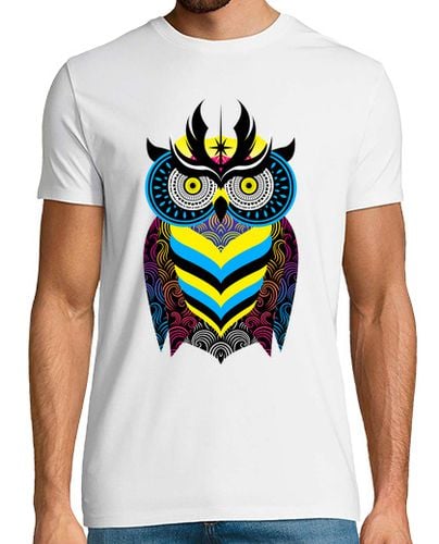 Camiseta Hombre Manga Corta búho arte ii laTostadora - latostadora.com - Modalova