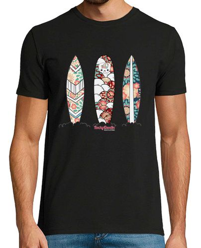 Camiseta Hombre Manga Corta Surf, Hombre, manga corta, negra, calidad extra laTostadora - latostadora.com - Modalova