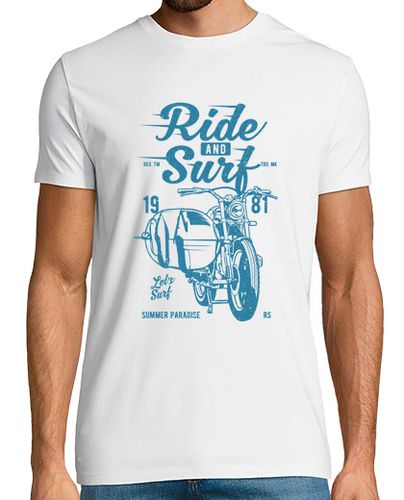 Camiseta Ride and Surf - latostadora.com - Modalova