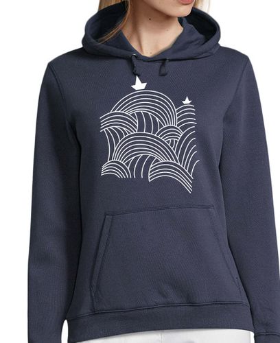 Sudadera Con Capucha Para Mujer Había una vez un barquito chiquitito laTostadora - latostadora.com - Modalova