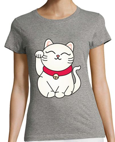 Camiseta mujer Camiseta chica Maneki neko - latostadora.com - Modalova
