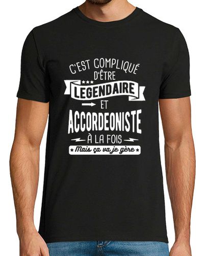 Camiseta legendario y acordeonista a la vez - latostadora.com - Modalova