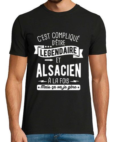 Camiseta Hombre Manga Corta legendario y alsaciano al mismo tiempo laTostadora - latostadora.com - Modalova