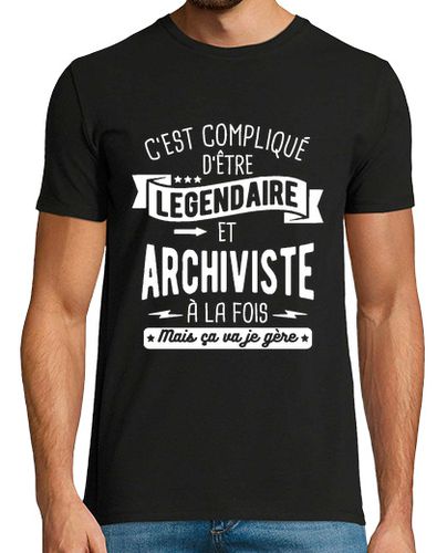 Camiseta legendario y archivista a la vez - latostadora.com - Modalova