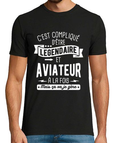 Camiseta legendario y aviador a la vez - latostadora.com - Modalova