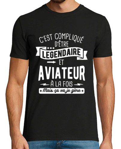 Camiseta legendario y aviador a la vez laTostadora - latostadora.com - Modalova