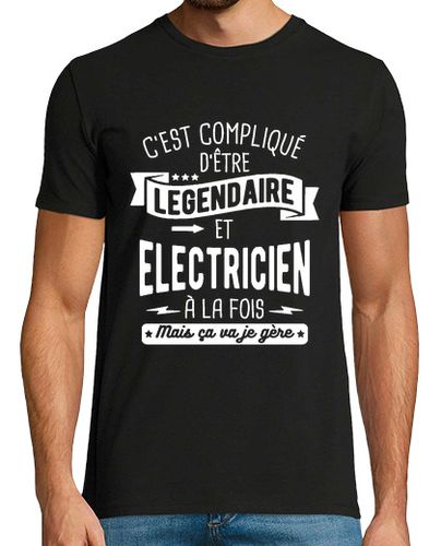 Camiseta legendario y electricista a la vez - latostadora.com - Modalova