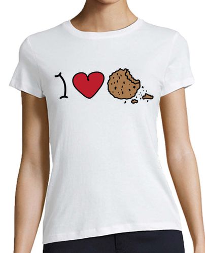 Camiseta mujer amo las galletas - latostadora.com - Modalova