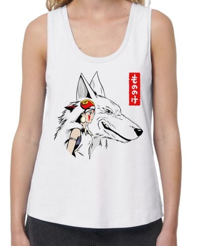 Camiseta Mujer Tirantes Loose Fit La princesa Mononoke laTostadora - latostadora.com - Modalova