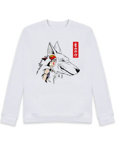 Sudadera Sin Capucha Unisex La princesa Mononoke laTostadora - latostadora.com - Modalova