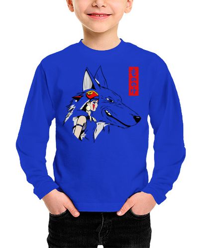 Camiseta Niño Manga Larga La princesa Mononoke laTostadora - latostadora.com - Modalova