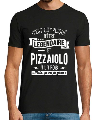 Camiseta legendario y pizzaiolo a la vez - latostadora.com - Modalova