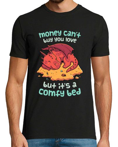 Camiseta Dragon Dinero y Amor - Fantasía Camiseta - latostadora.com - Modalova