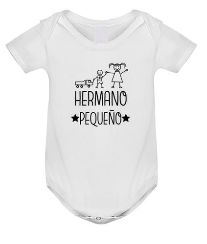 Body bebé Hermano Pequeño (de una chica) letras n - latostadora.com - Modalova