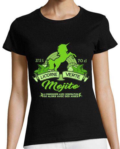 Camiseta mujer unicornio mojito verde - latostadora.com - Modalova