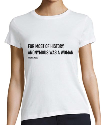 Camiseta mujer Anonymous was a woman - latostadora.com - Modalova