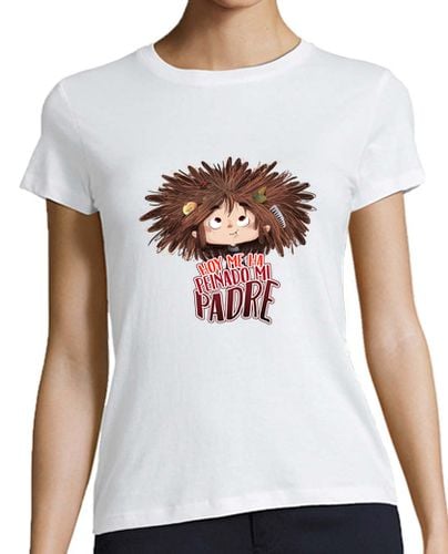 Camiseta Mujer Manga Corta Hoy me ha peinado mi padre laTostadora - latostadora.com - Modalova