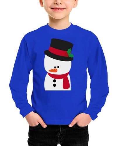 Camiseta Niño Manga Larga Bubble Snowman laTostadora - latostadora.com - Modalova