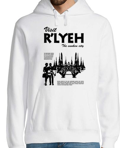 Sudadera Con Capucha Para Hombre Visit R'lyeh Black laTostadora - latostadora.com - Modalova