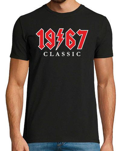 Camiseta Nacidos en 1967 Classic ACDC 57 Años Regalo 57 Cumpleaños Heavy Metal - latostadora.com - Modalova