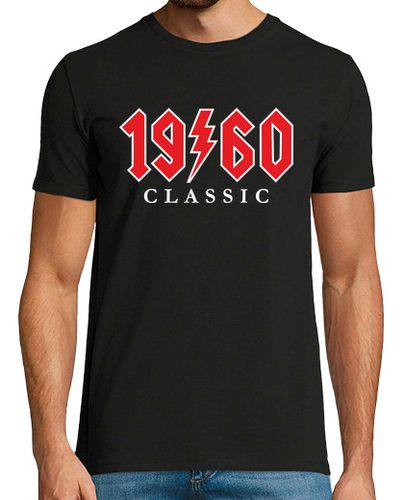 Camiseta Nacidos en 1960 Classic ACDC 64 Años Regalo 64 Cumpleaños Heavy Metal laTostadora - latostadora.com - Modalova