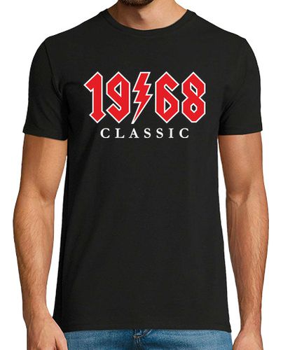 Camiseta Nacidos en 1968 Classic ACDC 56 Años Regalo 56 Cumpleaños Heavy Metal - latostadora.com - Modalova