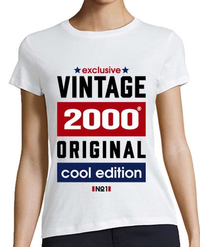 Camiseta mujer VINTAGE 2000 - latostadora.com - Modalova