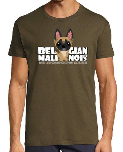 Camiseta Belgian Malinois - DGBighead - latostadora.com - Modalova