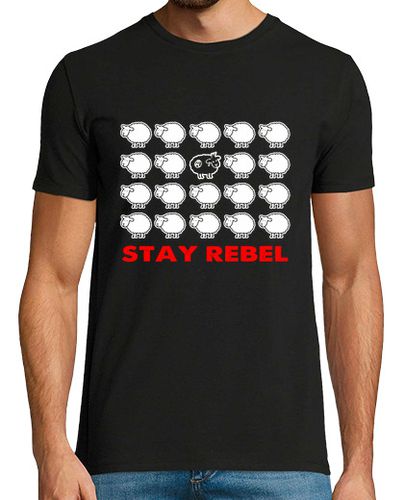 Camiseta camiseta de hombre - oveja negra rebelde - latostadora.com - Modalova
