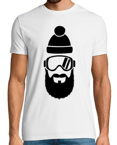 Camiseta gafas de esquí completo barba - latostadora.com - Modalova