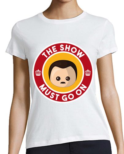Camiseta mujer Freddie Show Must Go On Beisbol Mujer - latostadora.com - Modalova