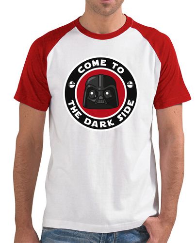 Camiseta Hombre Estilo Béisbol Darth Vader Dark Side Beisbol Hombre laTostadora - latostadora.com - Modalova