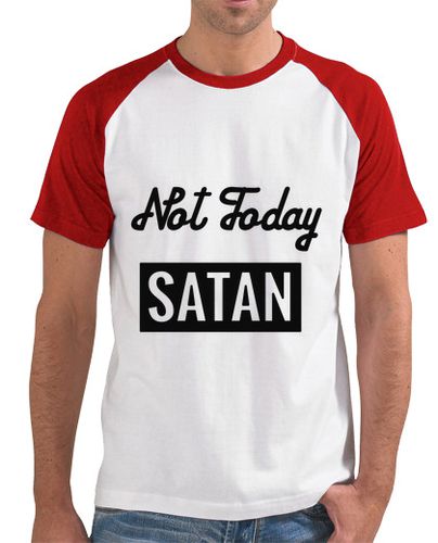 Camiseta Not today Satan - latostadora.com - Modalova