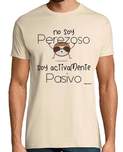 Camiseta Happy Phrases - No soy perezoso Letras N - latostadora.com - Modalova