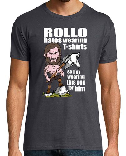 Camiseta Rollo hates (texto blanco) - latostadora.com - Modalova