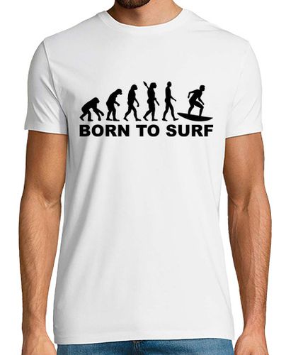 Camiseta evolución surf llevado practicar surf - latostadora.com - Modalova
