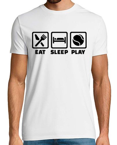 Camiseta Hombre Manga Corta coma el juego de tenis del sueño laTostadora - latostadora.com - Modalova