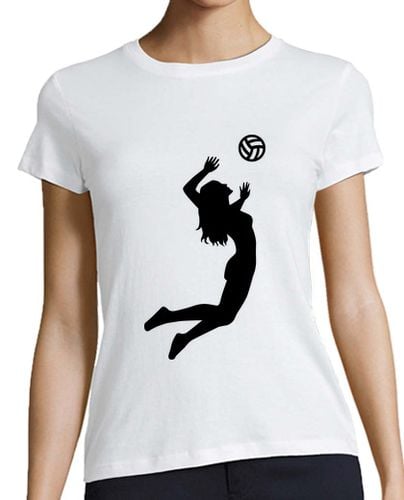 Camiseta Mujer Manga Corta voleibol de la mujer muchacha de salto laTostadora - latostadora.com - Modalova