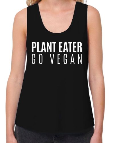 Camiseta mujer Plant eater Go Vegan - latostadora.com - Modalova