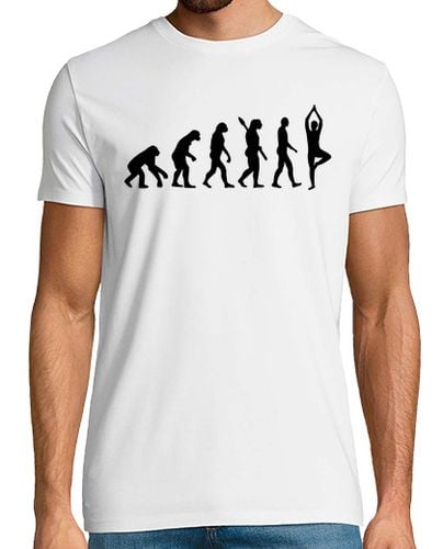 Camiseta Hombre Manga Corta la evolución de yoga laTostadora - latostadora.com - Modalova