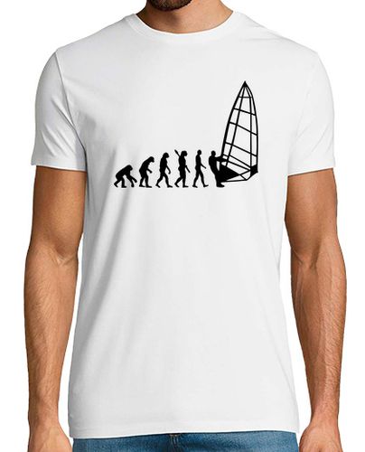 Camiseta Hombre Manga Corta evolución windsurf laTostadora - latostadora.com - Modalova