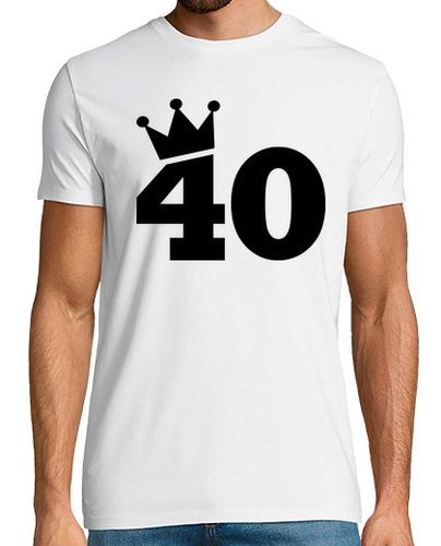 Camiseta Hombre Manga Corta coronar 40 cumpleaños laTostadora - latostadora.com - Modalova